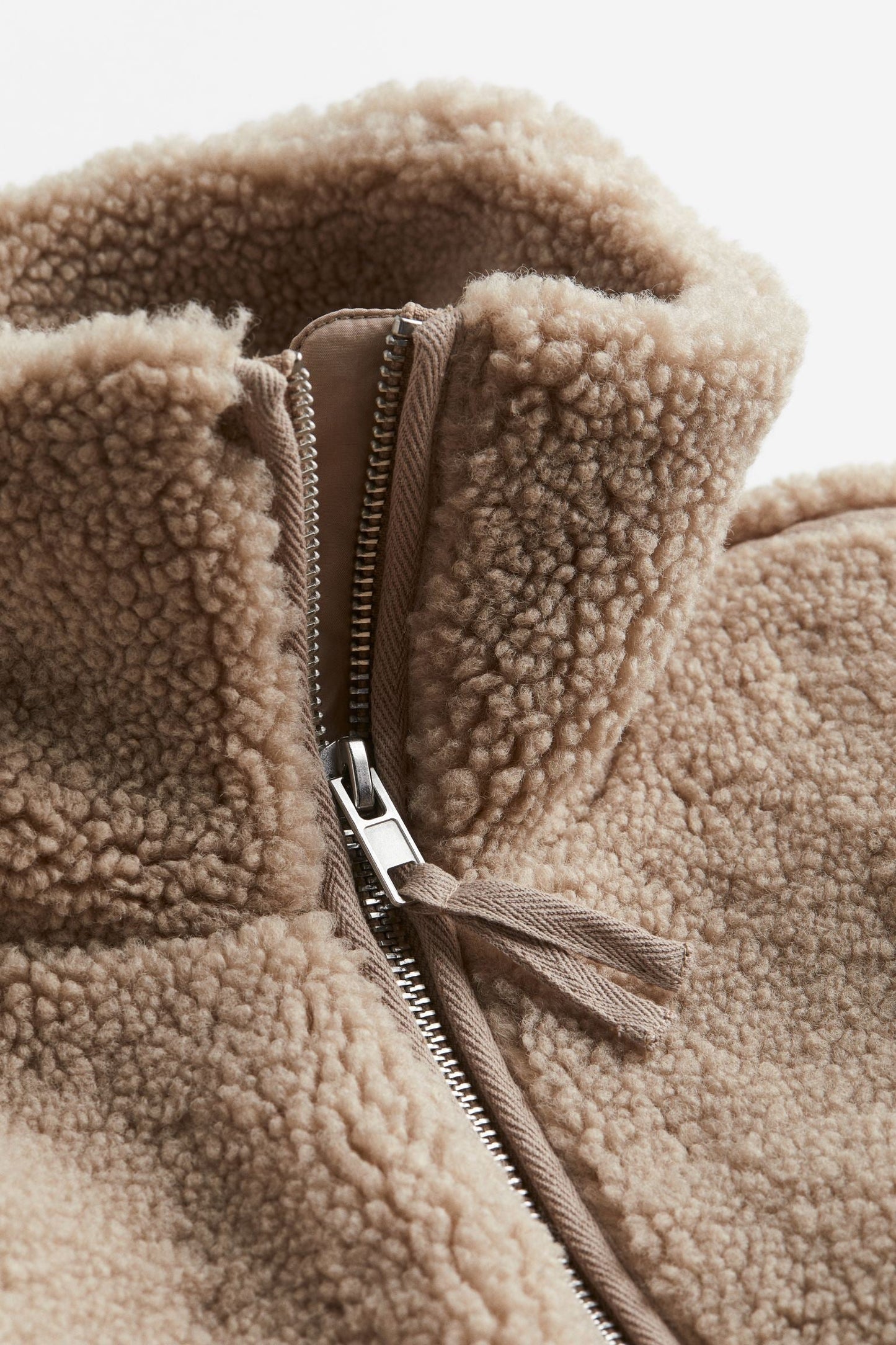 Sarah | Teddy Coat with Zipper