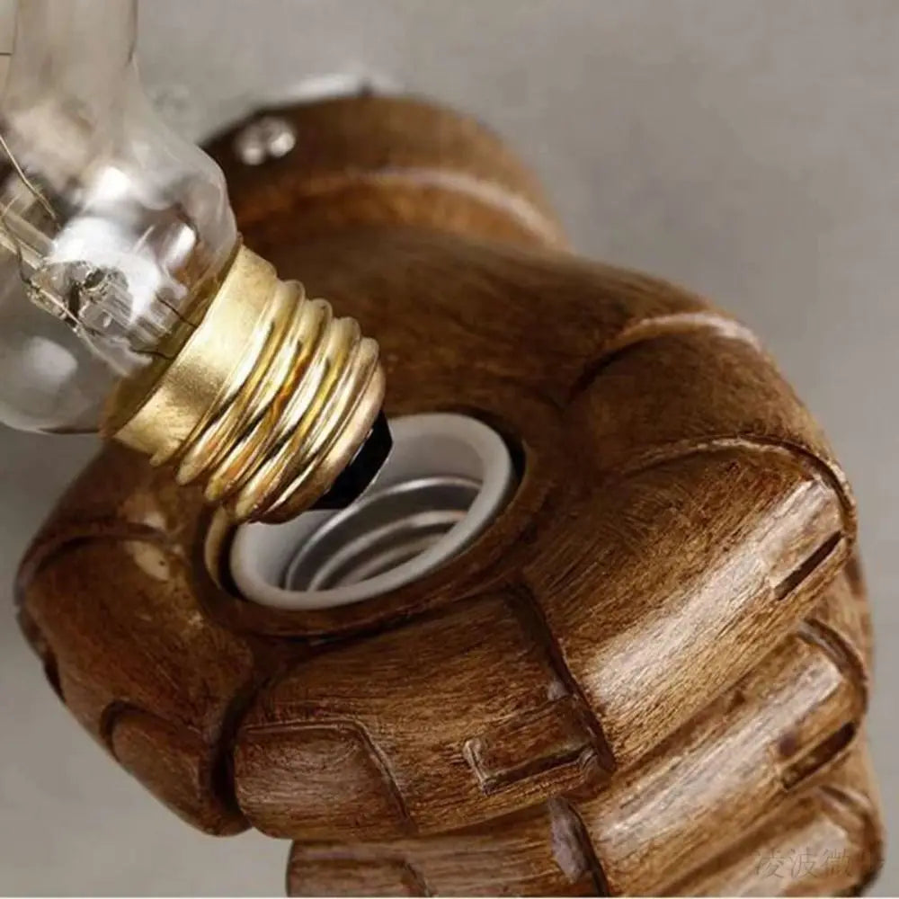 Handella® Retro Robotic Fist Inspired Light Bulb Holder