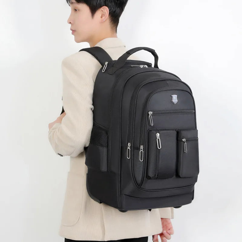 Travel Suitcases Universal Wheel Business Trip Short-distance Luggage Bag Men Multifinonal Backpack Back Pack Mens Man Backpacks