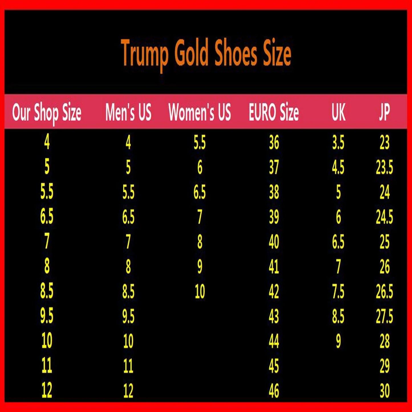 Trump Shoes Never Surrender Gold Sneakers High top Gym 2024 MAGA President Donald Shoe Mens Womens Casual Boots Road Sneaker