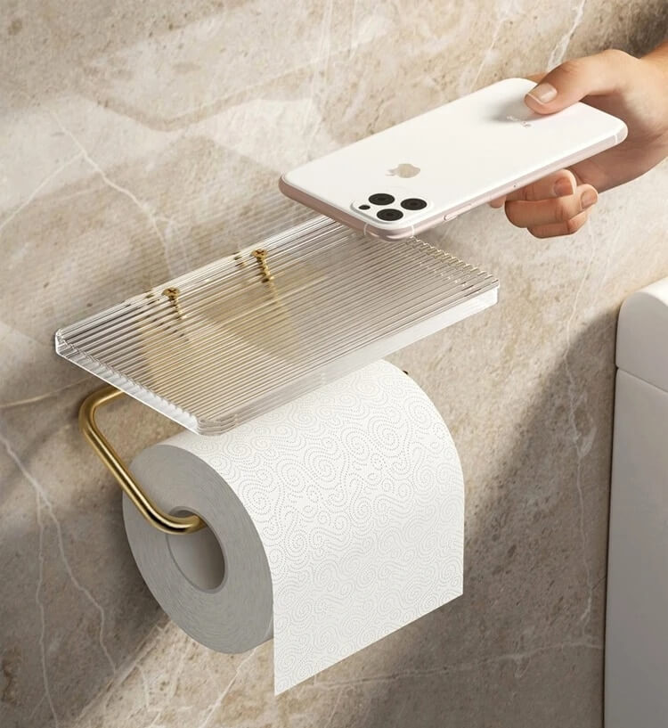 Shelfie Toilet Paper Holder by JVance®