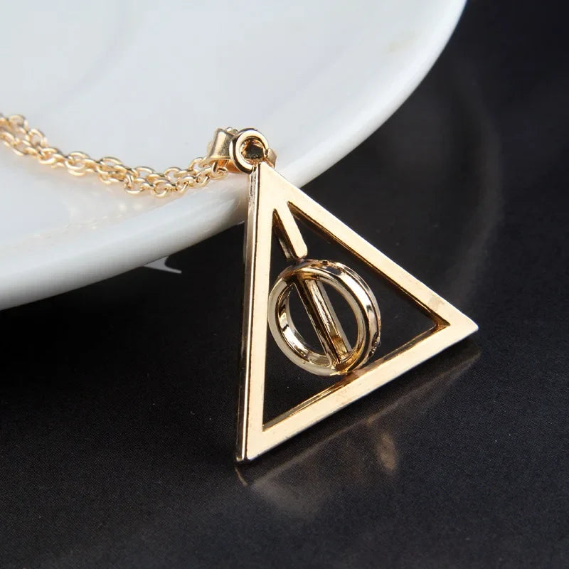 The Deathly Hallows Inspired Pendant Necklace: Handcrafted. Iconic. Lightweight
