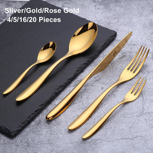 Goldware®: Jesse Vance's Signature Cutlery Set - The Gold Standard in Fine Dining at Home