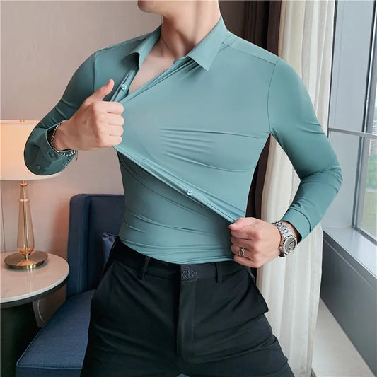 Havspärla® Collection - Elastic & Seamless Shirts for Men
