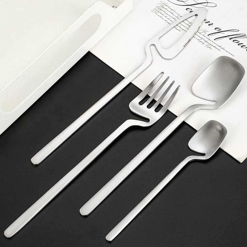 Noir Modern Cutlery Set