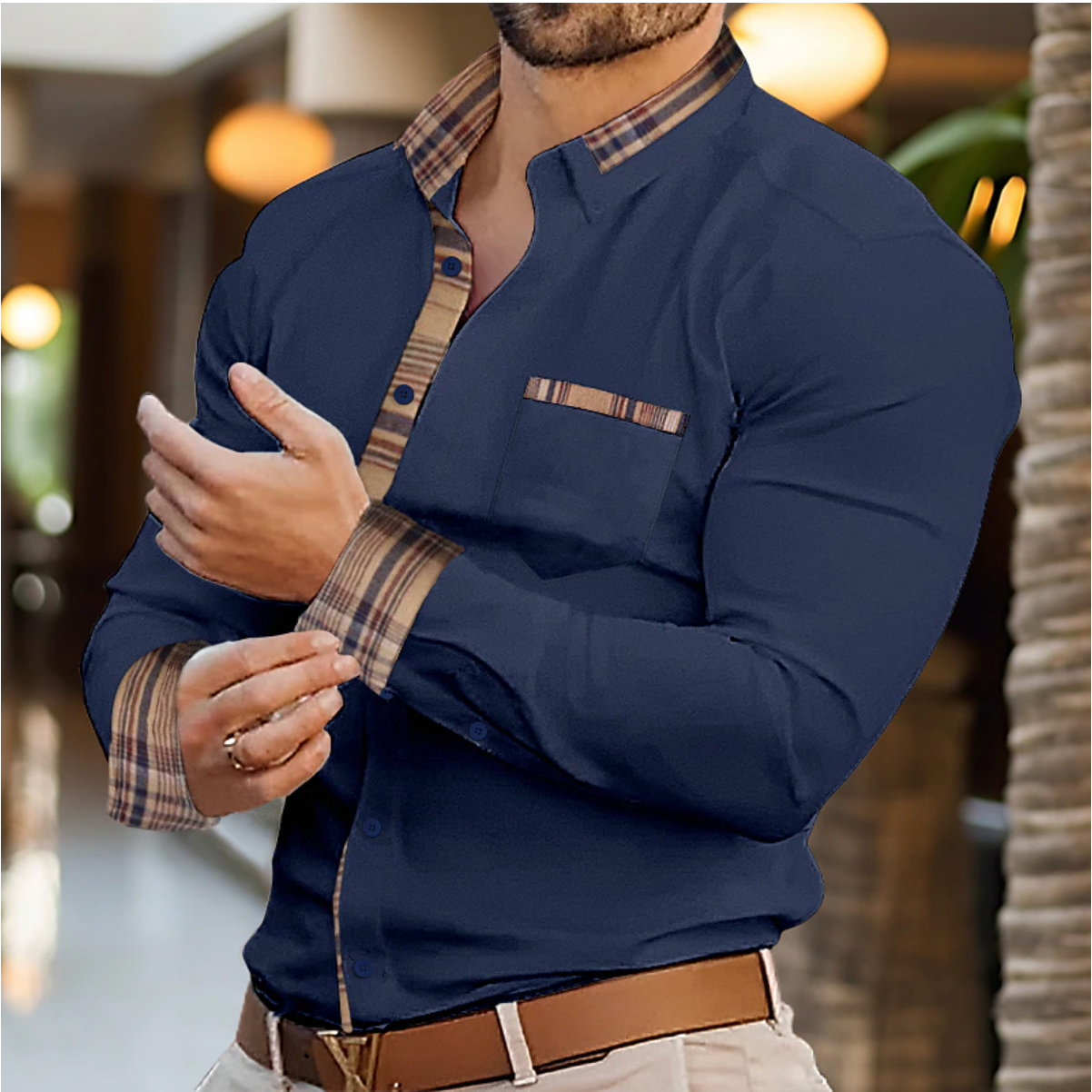 Renlo – Classic Fit Elegant Mens Shirt