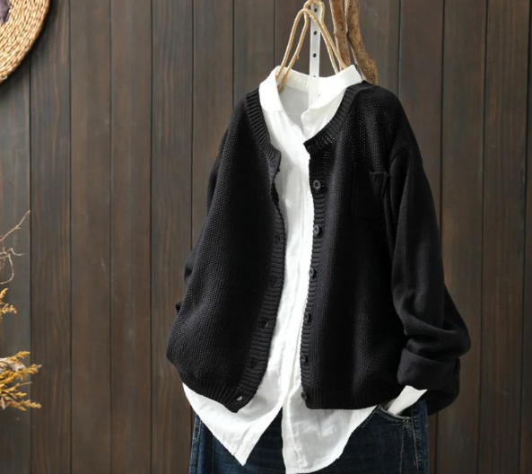 Volina | Weicher Strick-Cardigan im Casual-Look