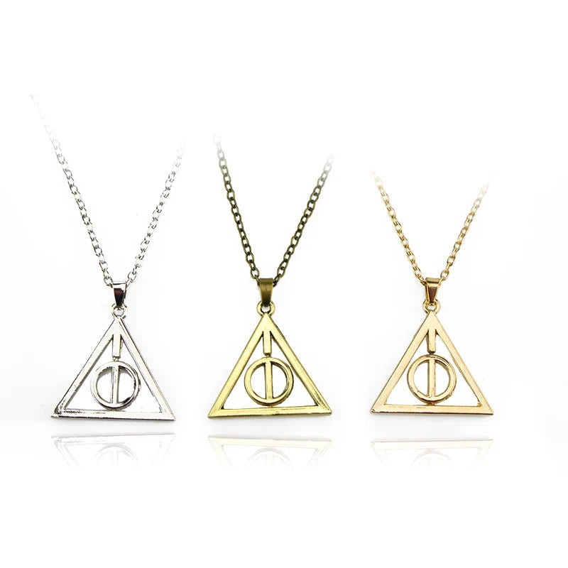 The Deathly Hallows Inspired Pendant Necklace: Handcrafted. Iconic. Lightweight