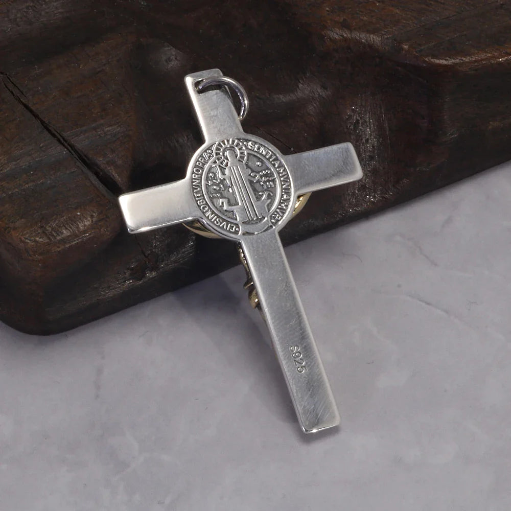 Trinitas Pendant: Exquisitely Handcrafted Crucifix - Cross of Salvation Amulet Necklace