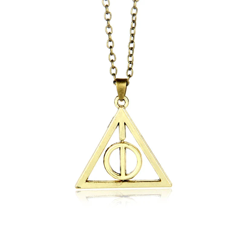 The Deathly Hallows Inspired Pendant Necklace: Handcrafted. Iconic. Lightweight