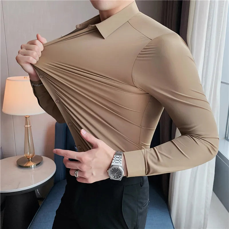 Havspärla® Collection - Elastic & Seamless Shirts for Men