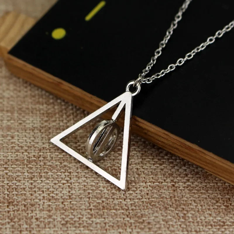 The Deathly Hallows Inspired Pendant Necklace: Handcrafted. Iconic. Lightweight