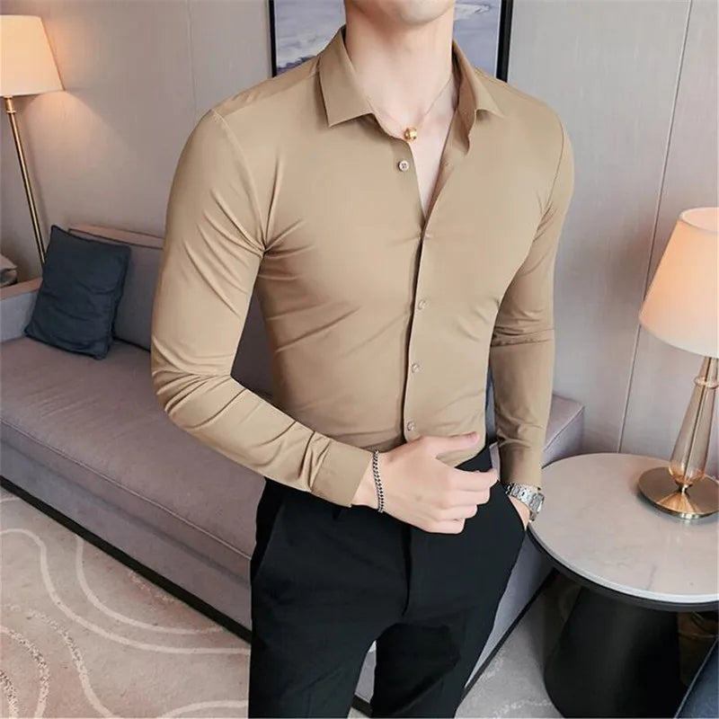 Havspärla® Collection - Elastic & Seamless Shirts for Men