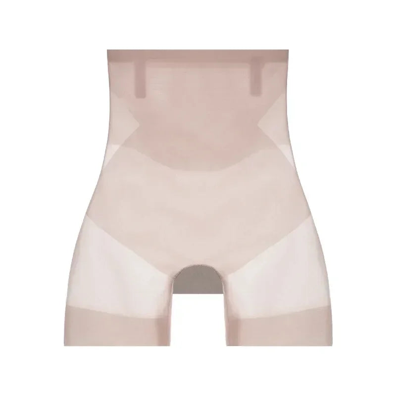 Ultra Thin Ice Silk Safety Shorts Women High Waist Shaping Panties Seamless Slimming Underwear Tummy Pants Body Shaper