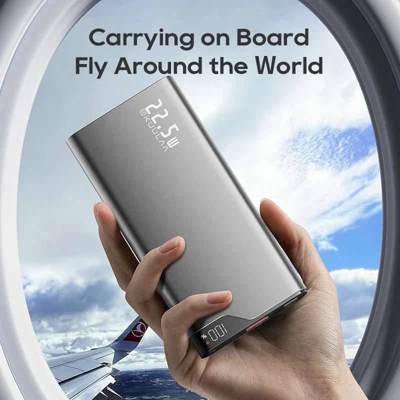 22.5W 10000mAh Powerbank with 20W PD Fast Charging