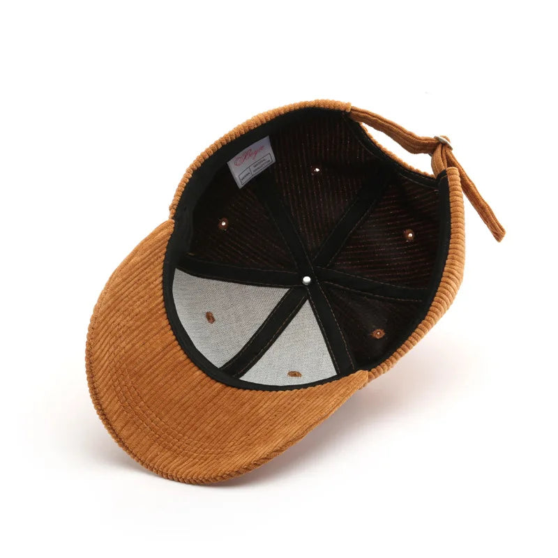 Corduroy Snapback Cap Collection by skörten Sweden: Style in Every Stitch & Contour