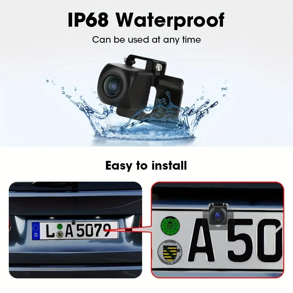 DualSight® Pro by JV Auto – Dash Cam & Touch Screen Infotainment System | 4K UHD Front & 1080P Rear Cameras | Wireless & Wired – CarPlay & Android Auto Compatible