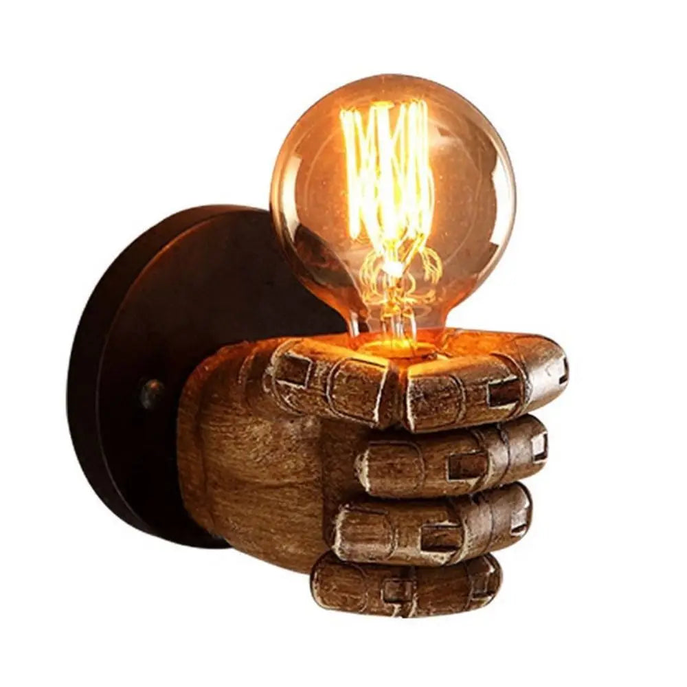 Handella® Retro Robotic Fist Inspired Light Bulb Holder