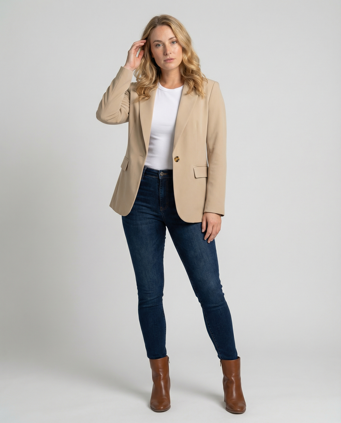 Damen Eleganter Blazer mit Perfekter Passform & Vielseitigem Stil | Heidi-Mode