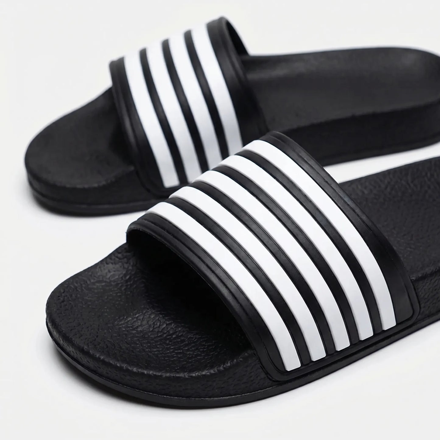Stridex - Striped Slide Sandal For Men Casual Indoor Wear