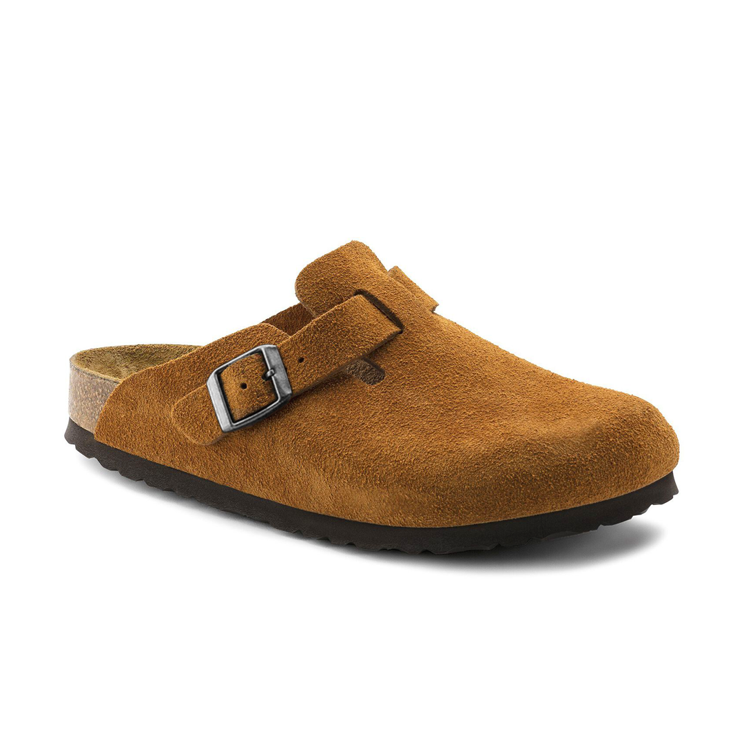 Suede Clogs