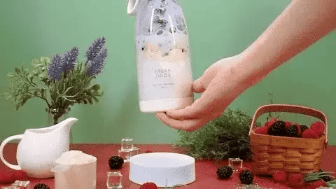 Tragbare Mixer-Flasche – Frische Smoothies unterwegs genießen Zorenza