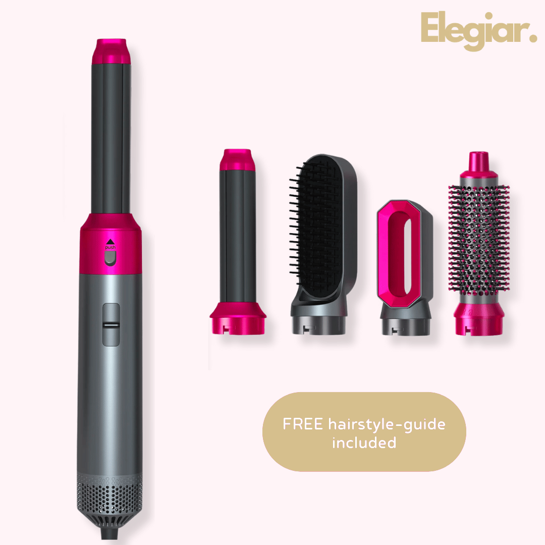 Elegiar™ 5-in-1 air-styler brush