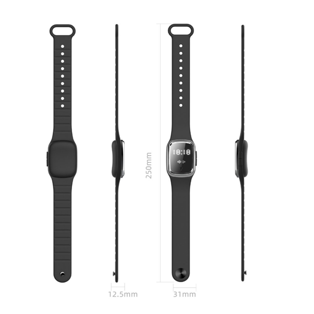 Ultraschall-Mückenabwehr-Armband – Chemiefrei, LED-Armband