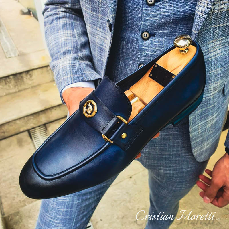CRISTIAN - Lederen Heren Loafers