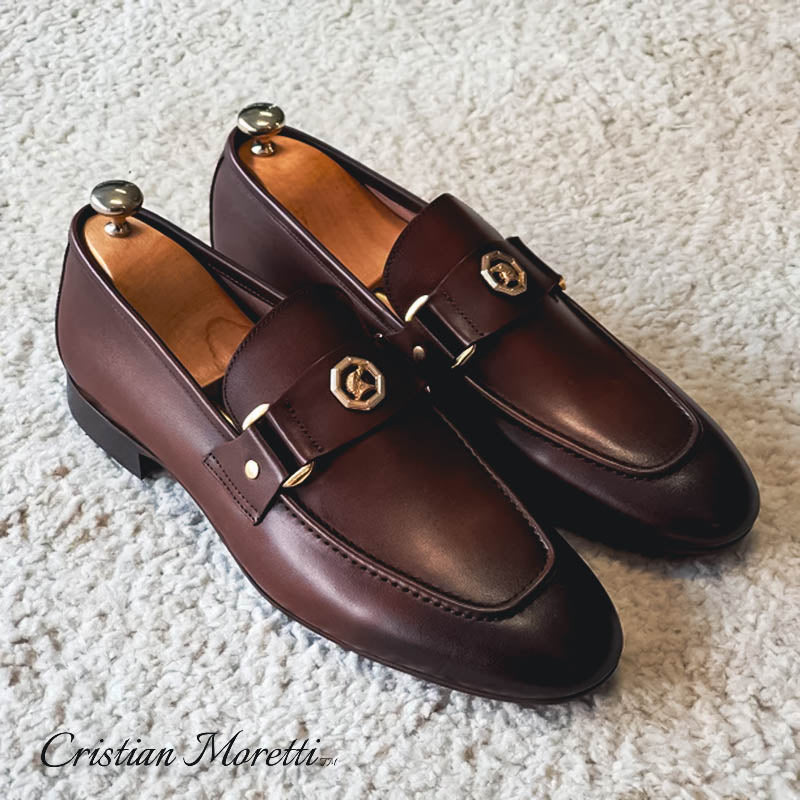 CRISTIAN - Lederen Heren Loafers