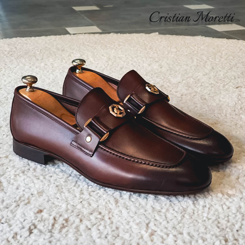 CRISTIAN - Lederen Heren Loafers
