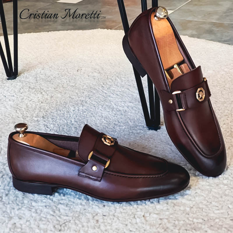 CRISTIAN - Lederen Heren Loafers