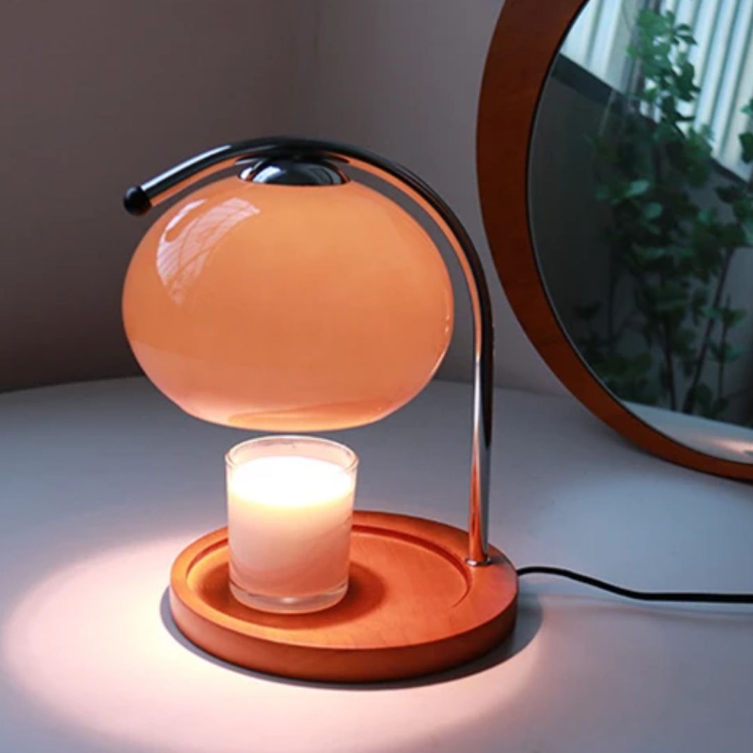 Lunero Eindhoven™ Alyssa Retro Glazen Tafellamp