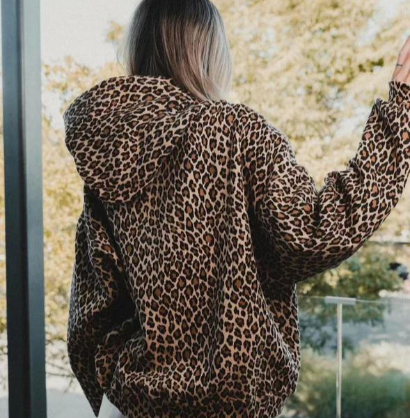 BIZA HOODIE - LEOPARD