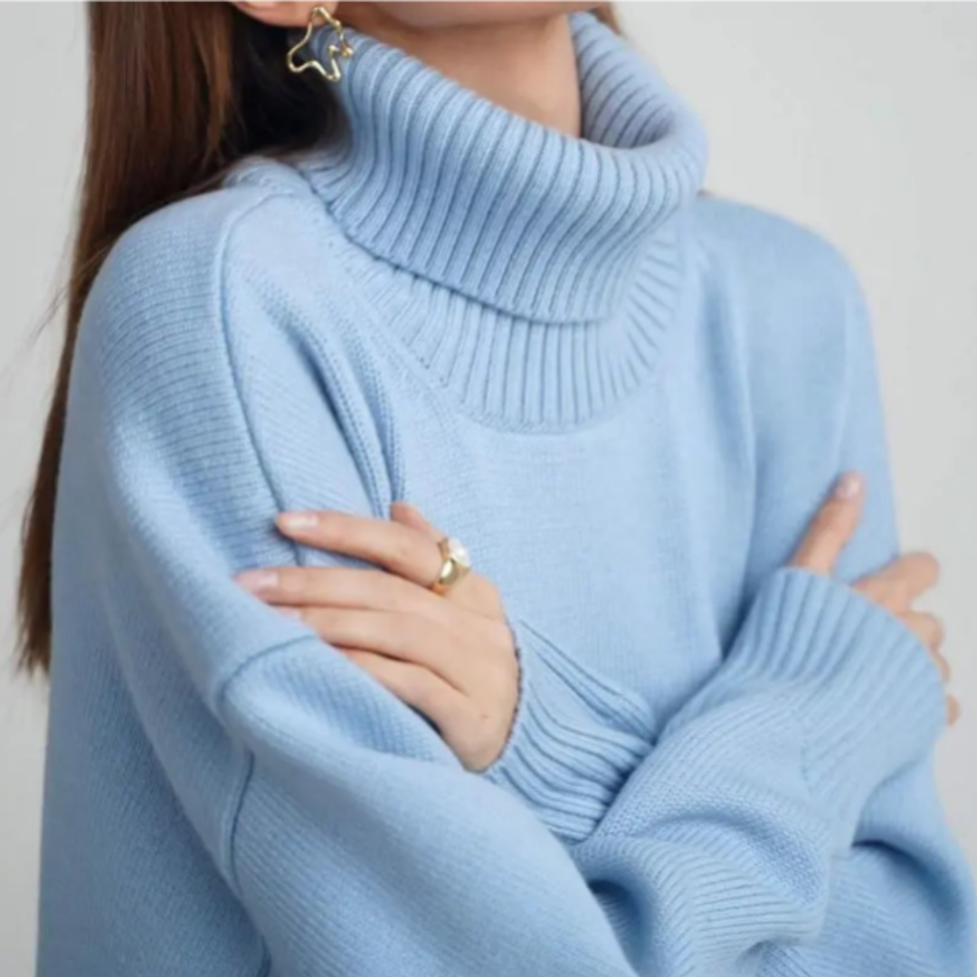 Maglione Dolcevita Larga Da Donna | Inverno