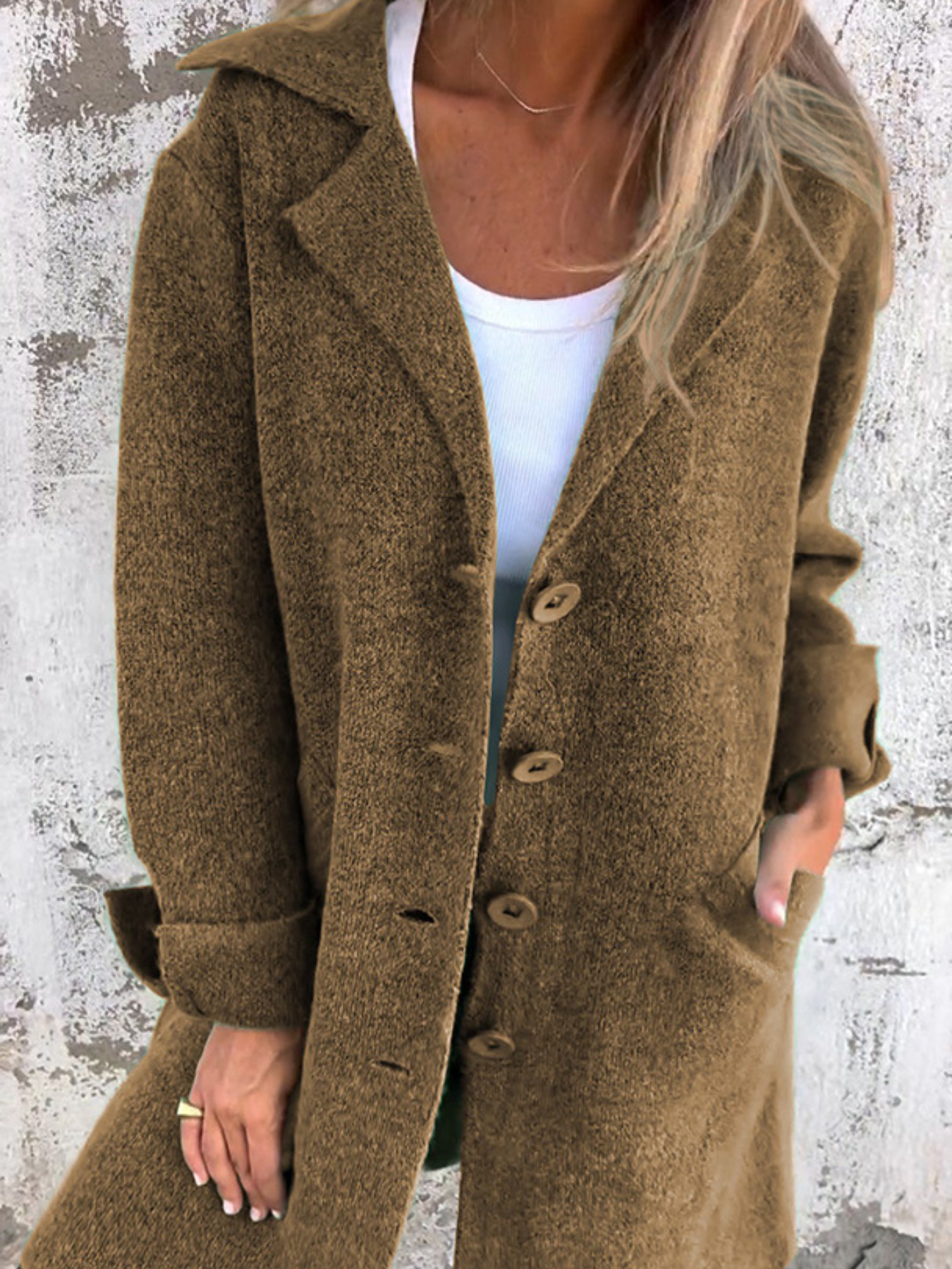 SNUGRRS Lapel Coat