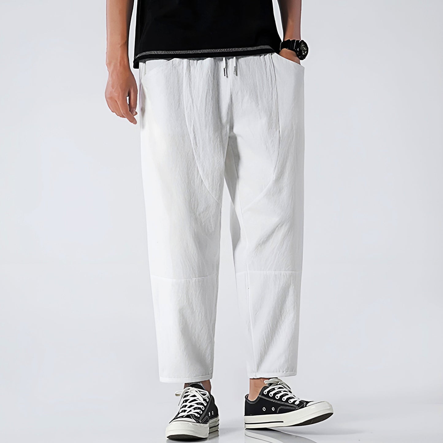 Urban Cropped Baumwollhose 11