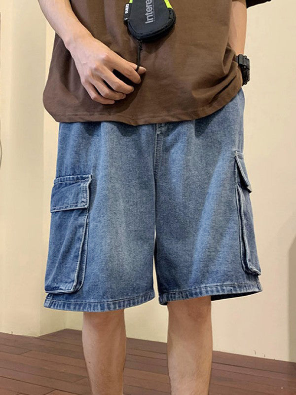 Herren shorts cargo denim locker street