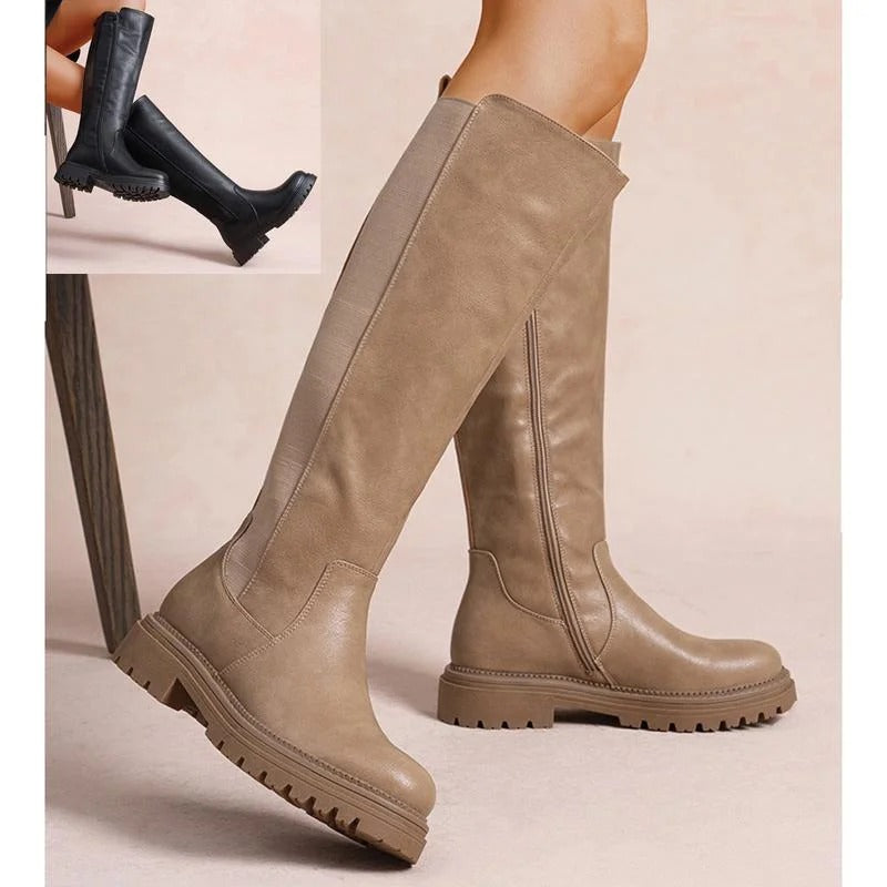 Viviana Peruzzi™ Sleek Stretch Knee High Boot