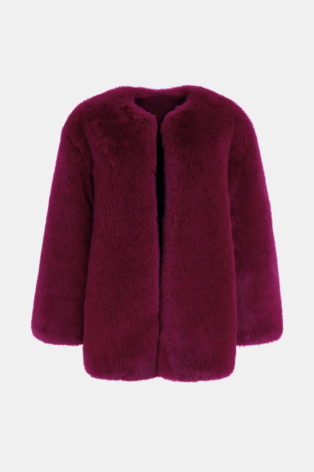 Winter – Plush Faux Fur Coat