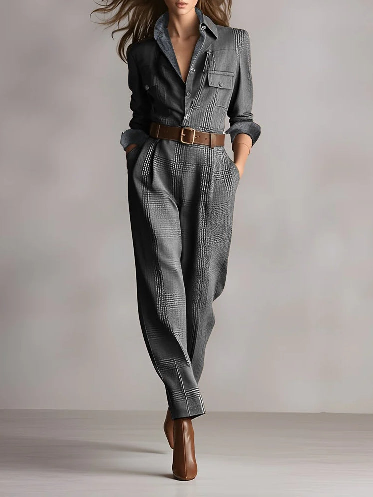 Mirabelle – ženski tweed overall