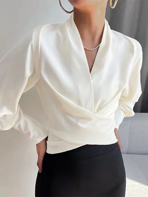 Women's Modern V-Neck Sweater