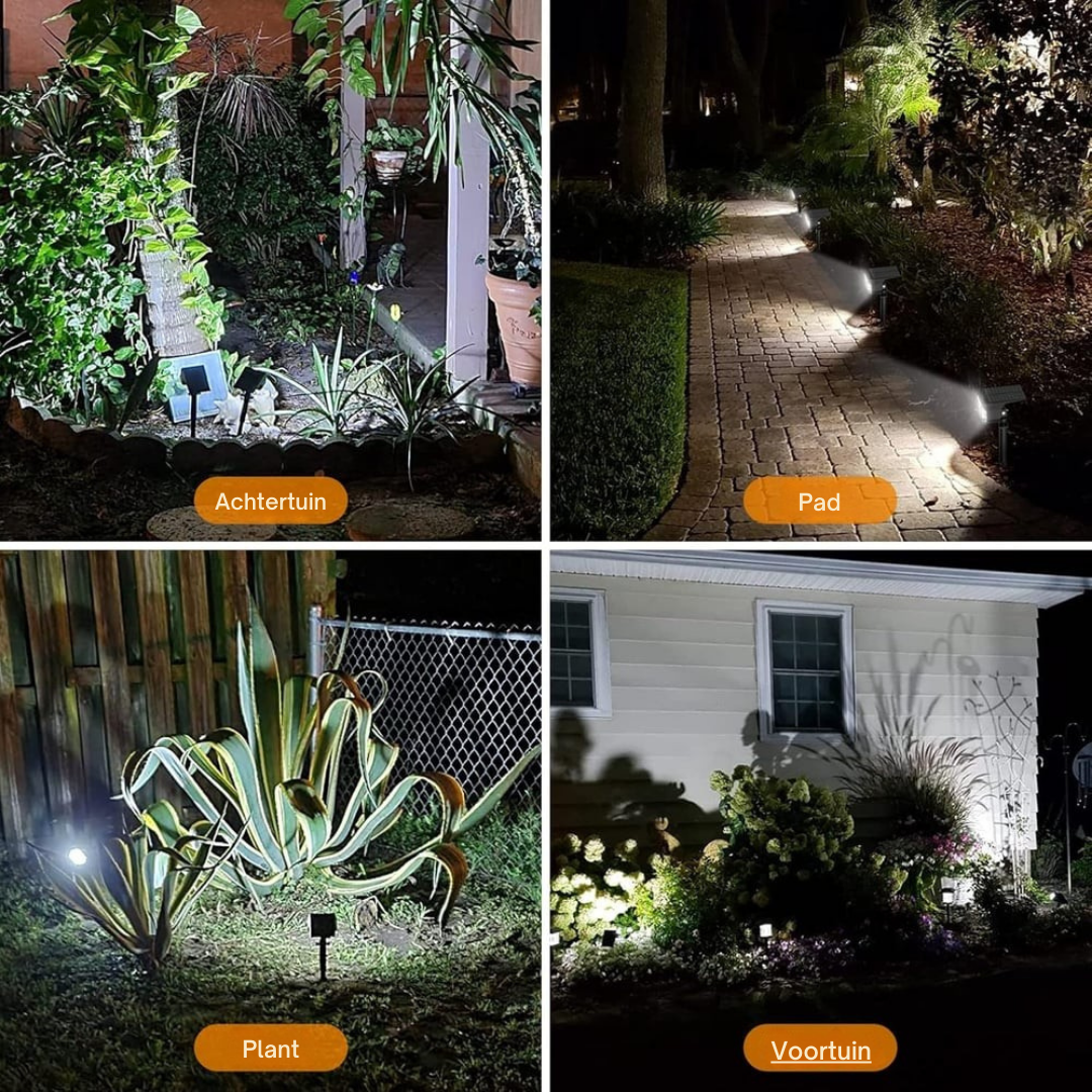 Solentra | Stijlvolle Waterdichte Solar Tuinlamp