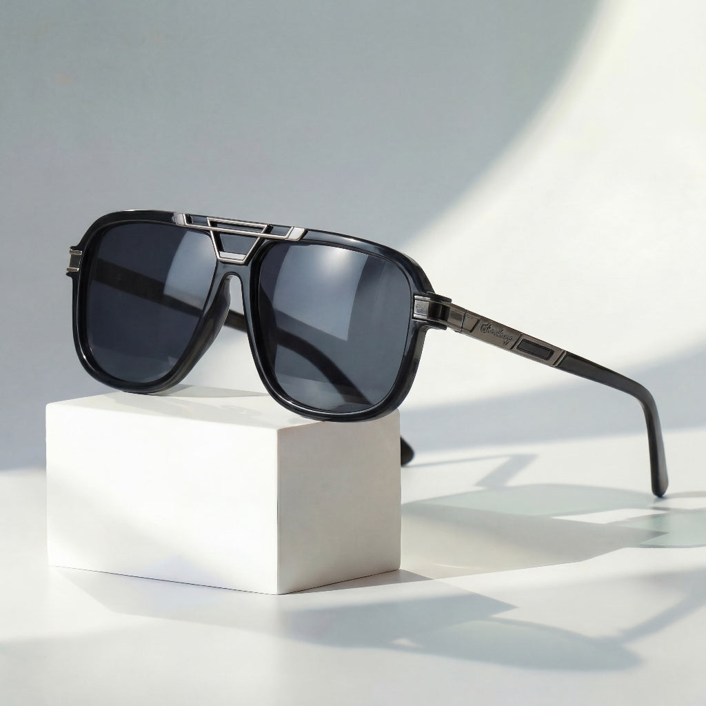 Zonnebril | Aviator zonnebril met gradient glazen Ravique