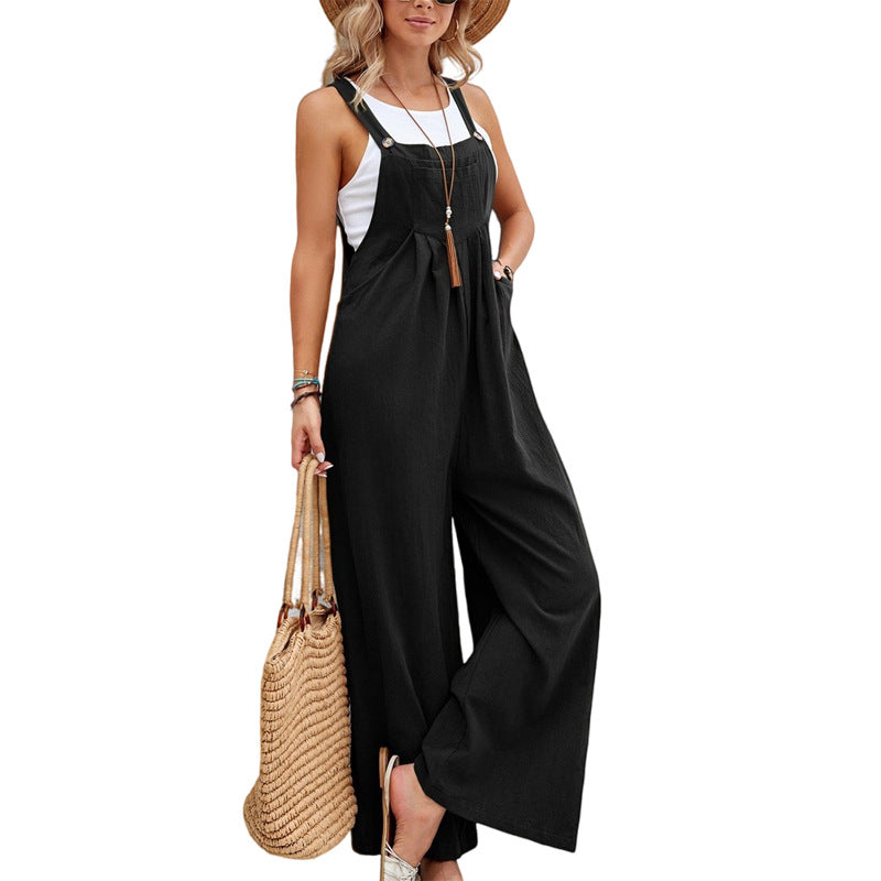 Urban Chic Dames Tuinbroek met Zakken – Liv