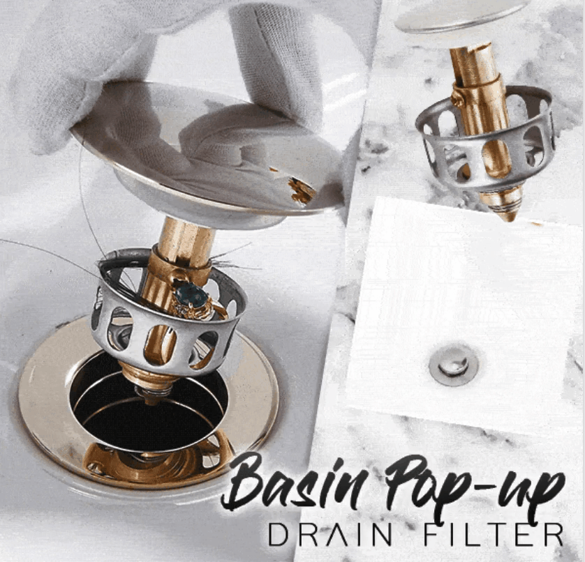 Universal Basin Pop-up Drain Filter