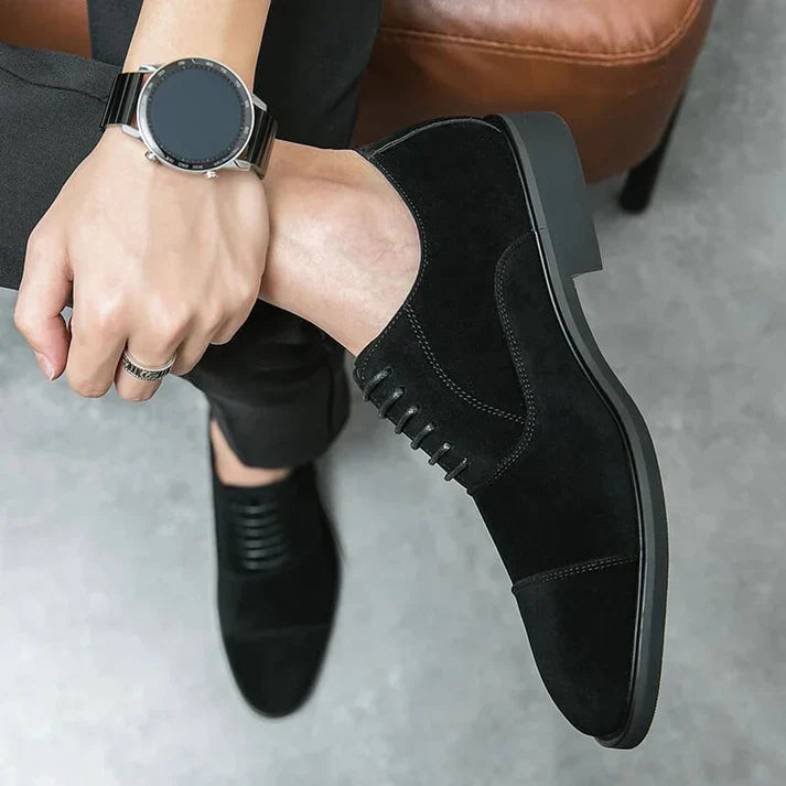 Savile Oxfords: Formal Dress Shoes, Hand-Stitched Genuine Italian Leather – Designed by JesseVance Savile Row