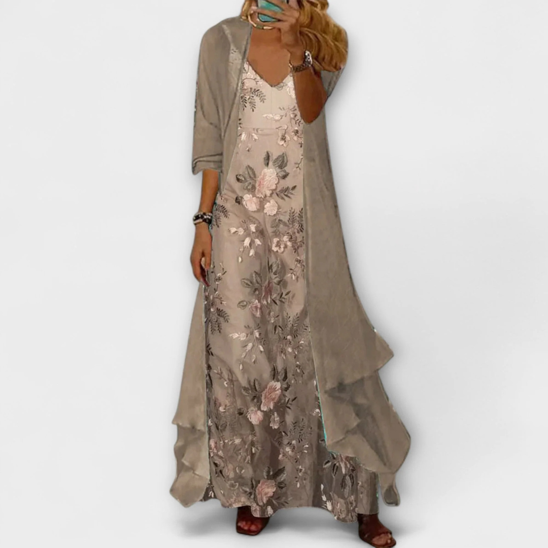 Aileen | Damen Kleid Maxi