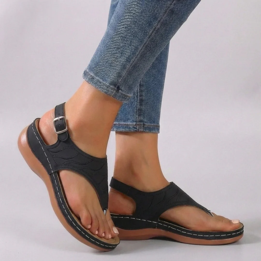 Amelia | Damen Elegant Sandalen Riemen Sommer Komfort