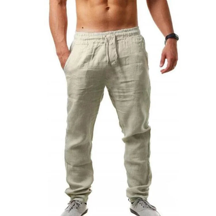 Vintage Koord Casual Katoen Linnen Broek